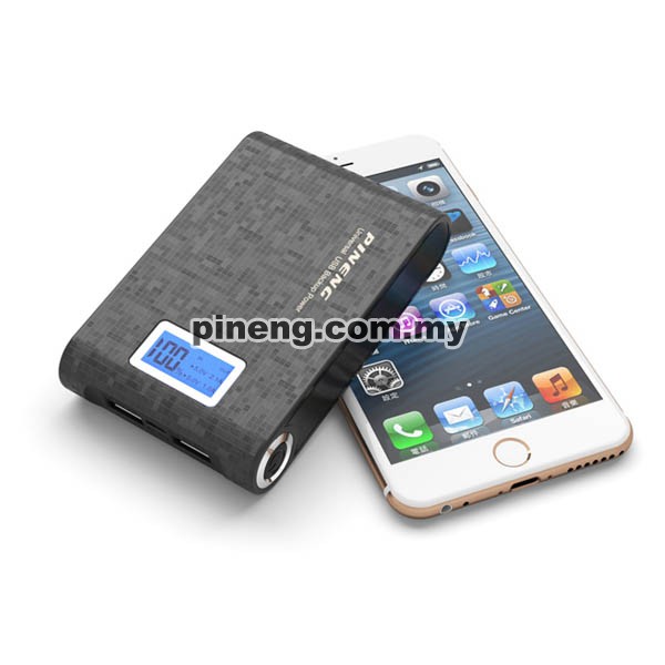 PINENG PN-913 10000mAh Power Bank - Starlight Black